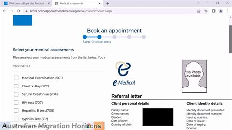 If you would like to schedule an immigration medical examination (IME), contact the panel physicians office to check that theyre open and performing exams. . 501 medical examination for australian visa